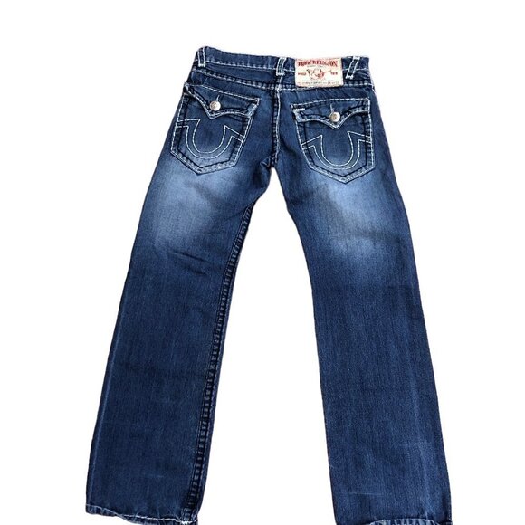 VINTAGE True Religion Jeans Size 34 BILLY SUPER T Blue - Picture 4 of 7